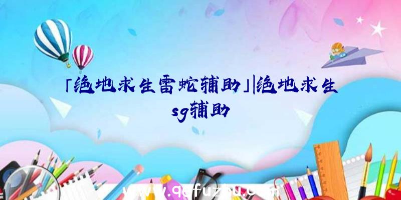 「绝地求生雷蛇辅助」|绝地求生sg辅助